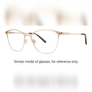 New Vera Wang V928 RG Eyeglasses Frames Rose Gold 52-17-140 mm Round Metal